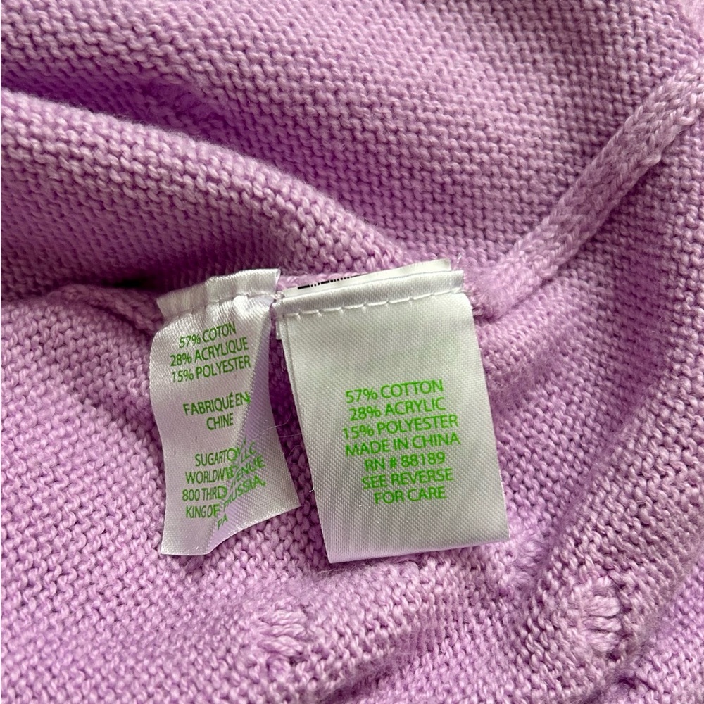 Lilly Pulitzer Lavender Knit Sweater - Picture 5 of 5